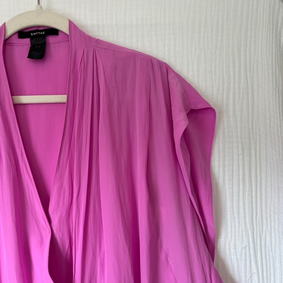 Smythe Yoda Blouse Baby Light Pink Double Breasted Medium‎ Barbiecore Romantic - Picture 13 of 15